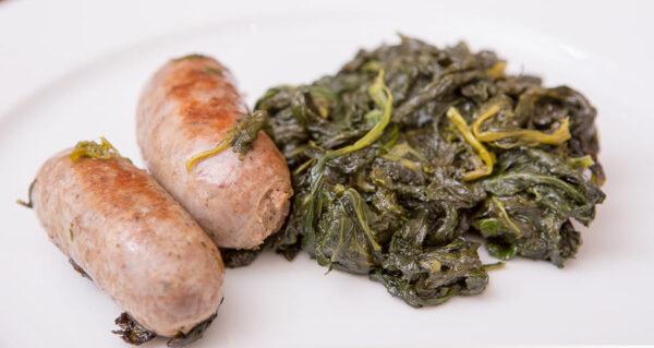 Sausage and friarielli (Neapolitan broccoli) - 18x220 g