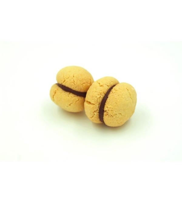 Baci di dama mit Schokolade - 100 g