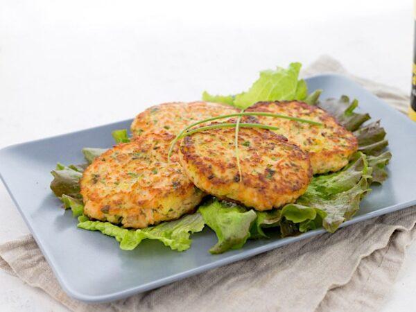 hamburger di merluzzo con contorno di verdure - 10x250 g