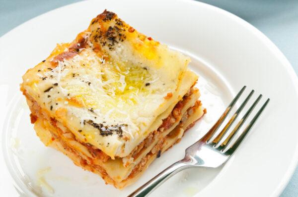 Lasagne mit Lachs und Zucchini - 18x250g.