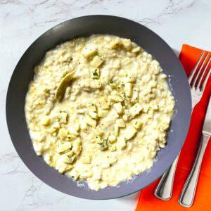 Risotto con carciofi, totani e prezzemolo - 330 g
