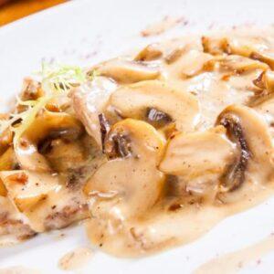 Escalope with mushrooms - 18x200 g