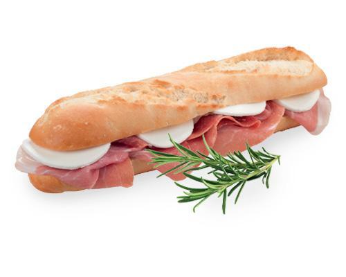 Baguette al prosciutto crudo - 8x215 g
