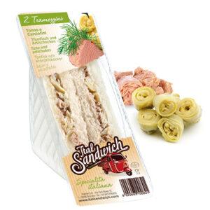 duplo atuns e alcachofras tramezzino - 6x150g