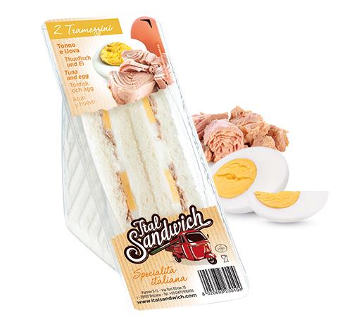 double sandwich tuna and eggs - 6x150g