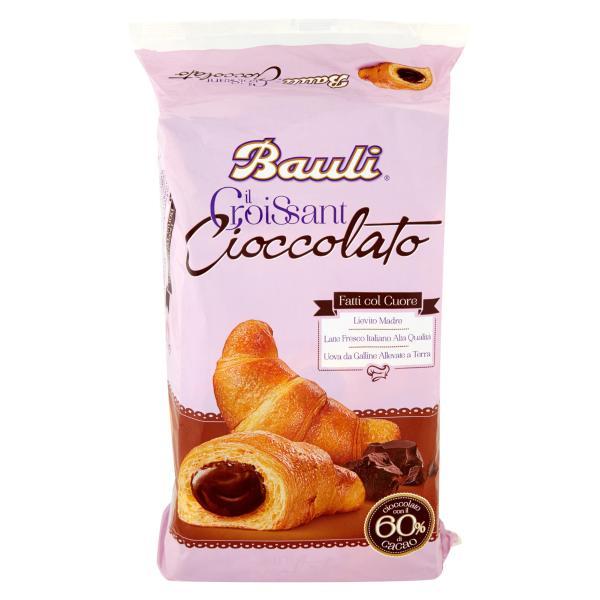 Bauli Croissant mit Schokolade - 80x50g.