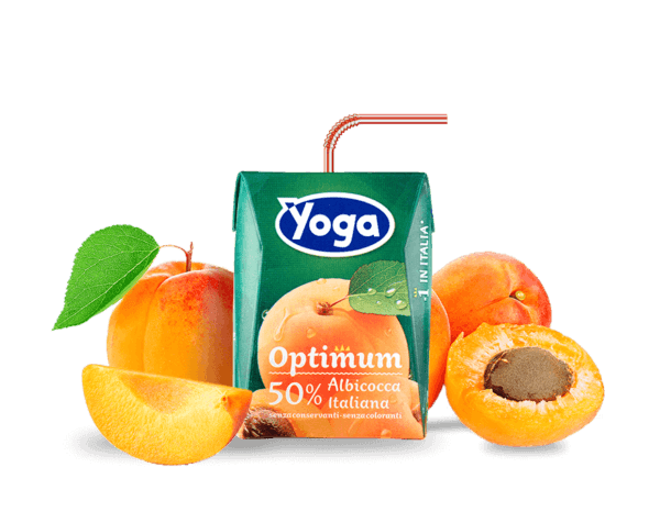Sumo de fruta de damasco Yoga - 24x20 cl.