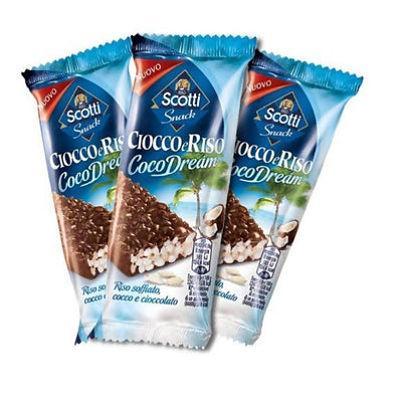 Arroz Puffed, Chocolate e Coco - 36×25g.