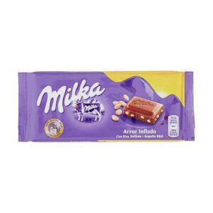 Chocolat au lait Milka et riz soufflé - 32x45g.