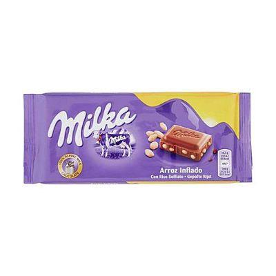 Milka Riegel mit Schokolade und Puffreis - 20×100g.
