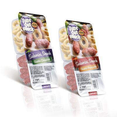 Salamino piccante con taralli pugliesi – 20x60g.